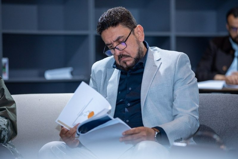 Mohamed Ibrahim at conference